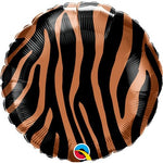 Tiger Round Foil Balloon Kit