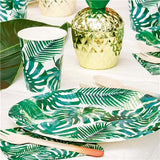 Tropical Fiesta Palm Paper Cups - 250ml