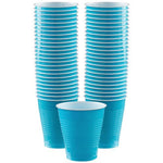 Turquoise Plastic Cups - 473ml