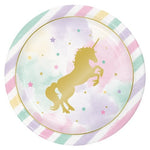 Unicorn Sparkle Plates - 23cm Party Plates