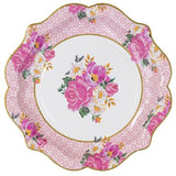 Vintage Tea Party Plates - 21cm