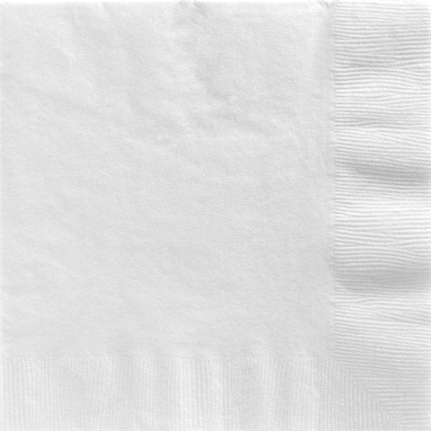 White Dinner Napkins - 40cm