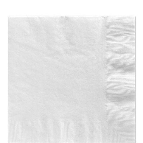 White Luncheon Napkins - 33cm