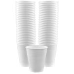 White Plastic Cups - 473ml