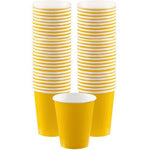 Yellow Paper Coffee Cups - 340ml