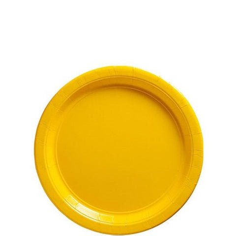 Yellow Paper Plates - 18cm